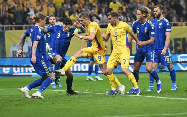 România, înfrângere cu Suedia. Patru eșecuri la rând în Liga Națiunilor